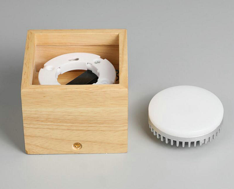 LED Downlight 1 Head 2head GX53 LED Ceiling Down Light AC110V-240V Cold white/Warm White square double LED Downlight Lamp