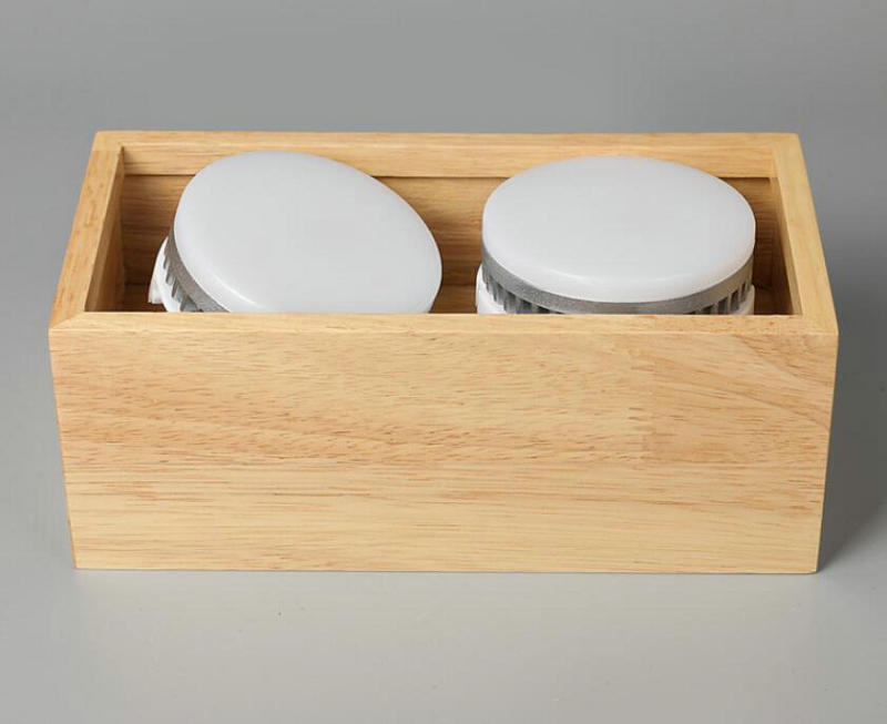 LED Downlight 1 Head 2head GX53 LED Ceiling Down Light AC110V-240V Cold white/Warm White square double LED Downlight Lamp