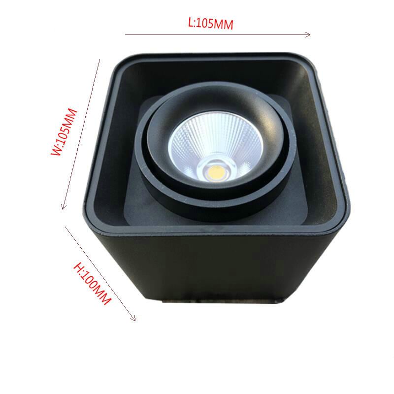 LED Downlights 15W 20W COB Surface Mounted Downlight LED Lighting Angle-adjustable AC110 220V 230V 240V