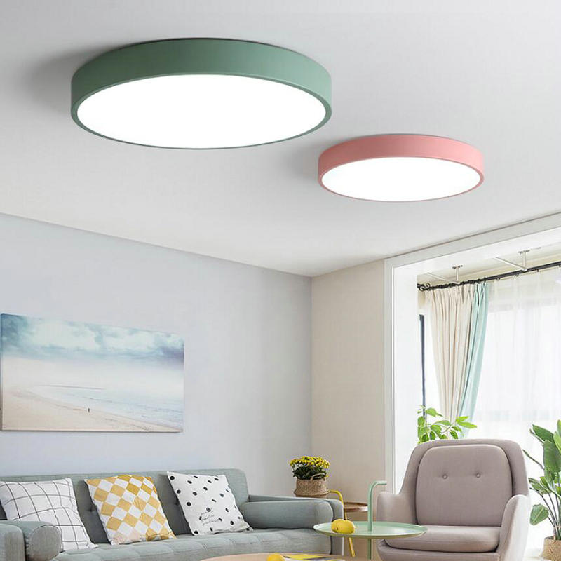 Modern simple 18W LED bedside bedroom warm white cold white Ceiling Lamp living room aisle Ceiling Light creative downlight