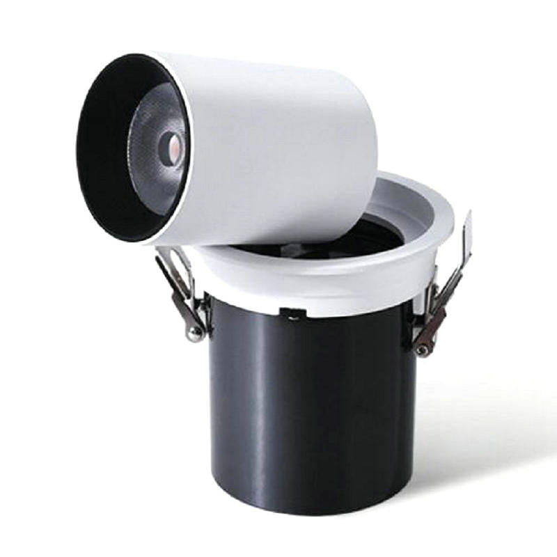 Telescopic 10W COB LED Ceiling lamps Down Light AC110V to AC240V Cool/Warm White LED Recessed Downlight Lamp