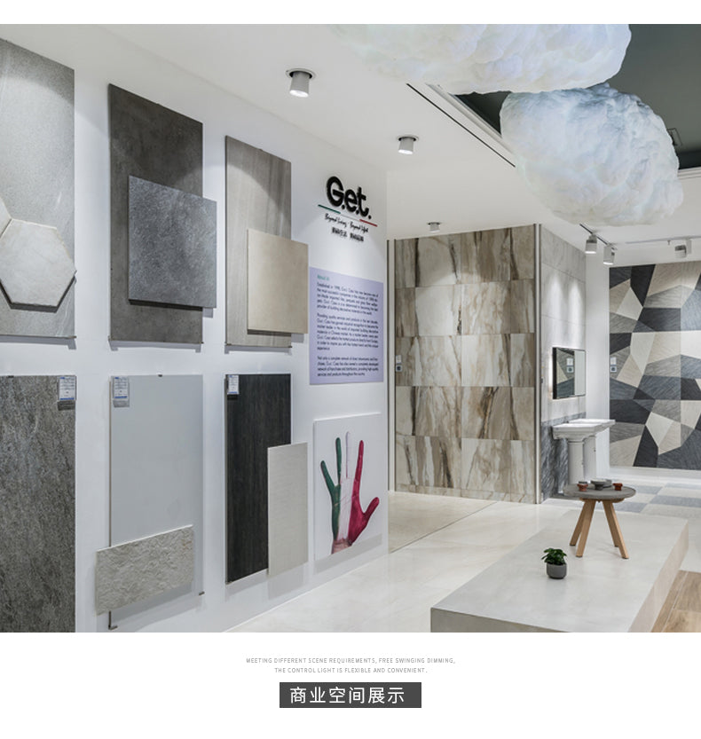 Telescopic 10W COB LED Ceiling lamps Down Light AC110V to AC240V Cool/Warm White LED Recessed Downlight Lamp