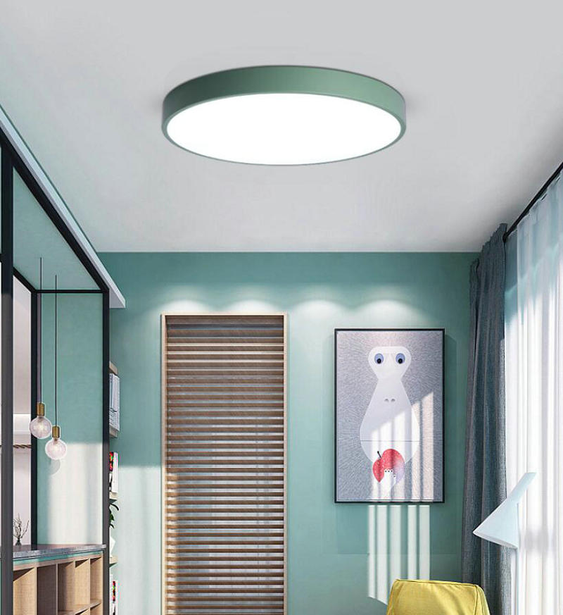 Modern simple 18W LED bedside bedroom warm white cold white Ceiling Lamp living room aisle Ceiling Light creative downlight