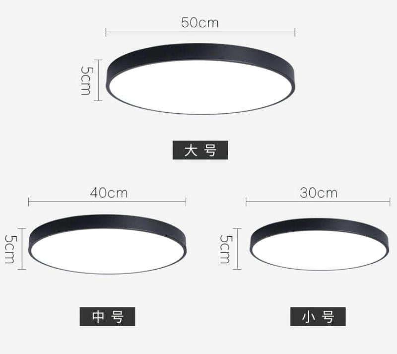 Modern simple 18W LED bedside bedroom warm white cold white Ceiling Lamp living room aisle Ceiling Light creative downlight