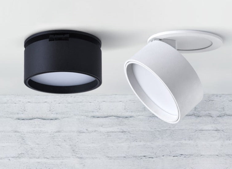 360 degree rotation Dimmable LED downlight COB Spot Light 3w 5w 7w 10w recessed Lights Bulbs Indoor Lighting