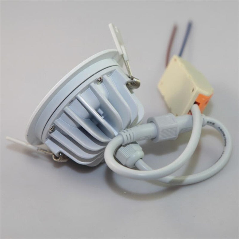 IP65 waterproof LED Downlights 12W 220V 110V LED Ceiling Downlight Lamps Recessed Down light Bulb Home Indoor Lighting