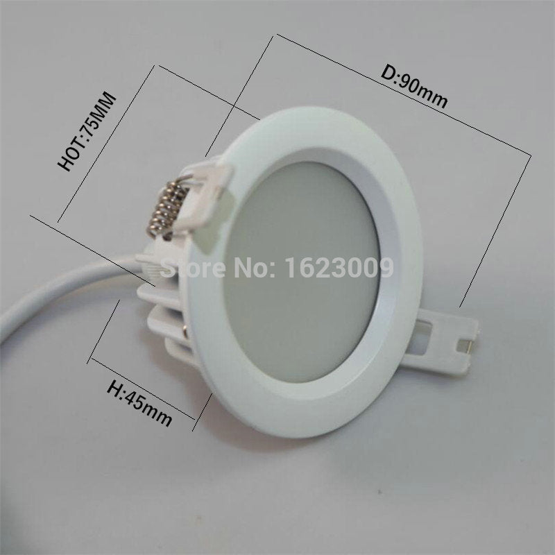 IP65 waterproof LED Downlights 12W 220V 110V LED Ceiling Downlight Lamps Recessed Down light Bulb Home Indoor Lighting
