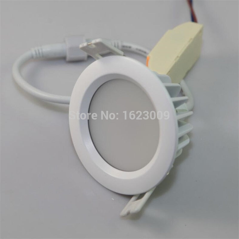 IP65 waterproof LED Downlights 12W 220V 110V LED Ceiling Downlight Lamps Recessed Down light Bulb Home Indoor Lighting