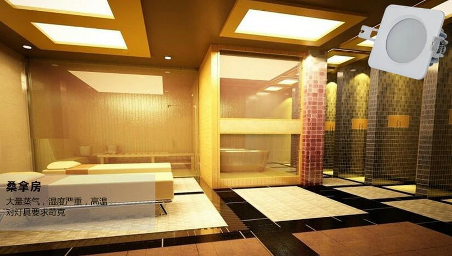 IP65 waterproof LED Downlights 12W 220V 110V LED Ceiling Downlight Lamps Recessed Down light Bulb Home Indoor Lighting