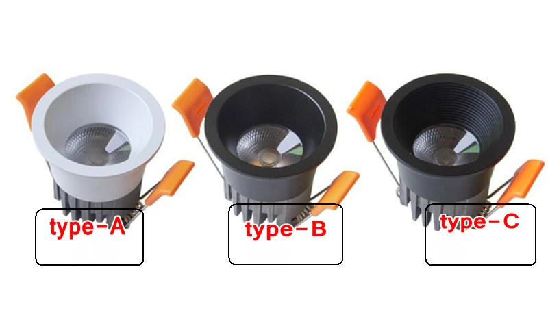 LED mini Downlight Under Cabinet Spot Light 3W for Ceiling Recessed Lamp AC85V-265V Dimmable Down lights with driver