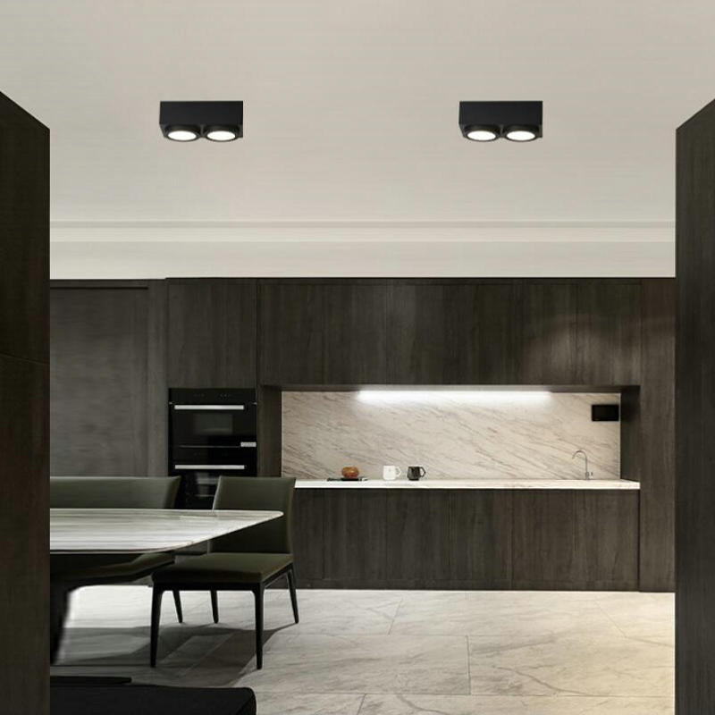 Double Square 1PCS LED Downlight 20W AC85V-265V LED Ceiling Lamps living room light Home Indoor Lighting