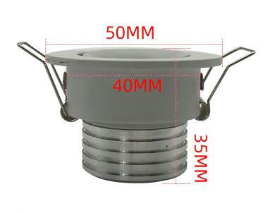 LED Downlight 110V 220V DC12V LED Mini ceiling LED spot light lamp dimmable 5W mini LED downlight white shell