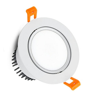 Recessed Dimmable LED Ceiling Light Lamp 3W 5W 7W 9W 12W 15W Round COB Spotlight LED Downlight AC85-265V