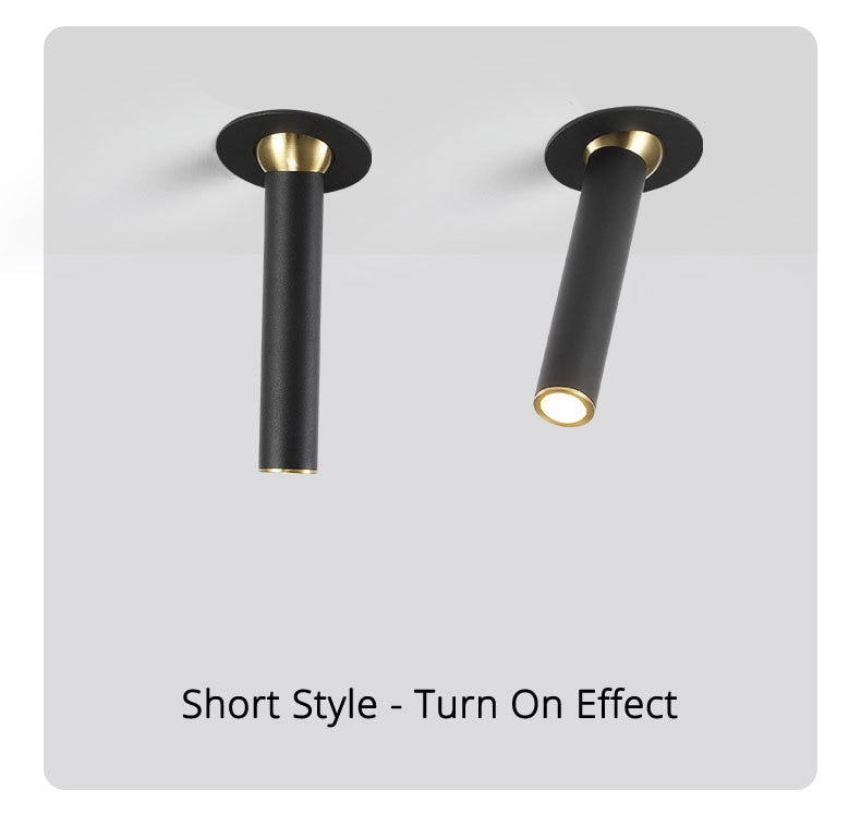 Spotlight living room industrial style lamps and lanterns restaurant clothing store downlights concealed entrance lights
