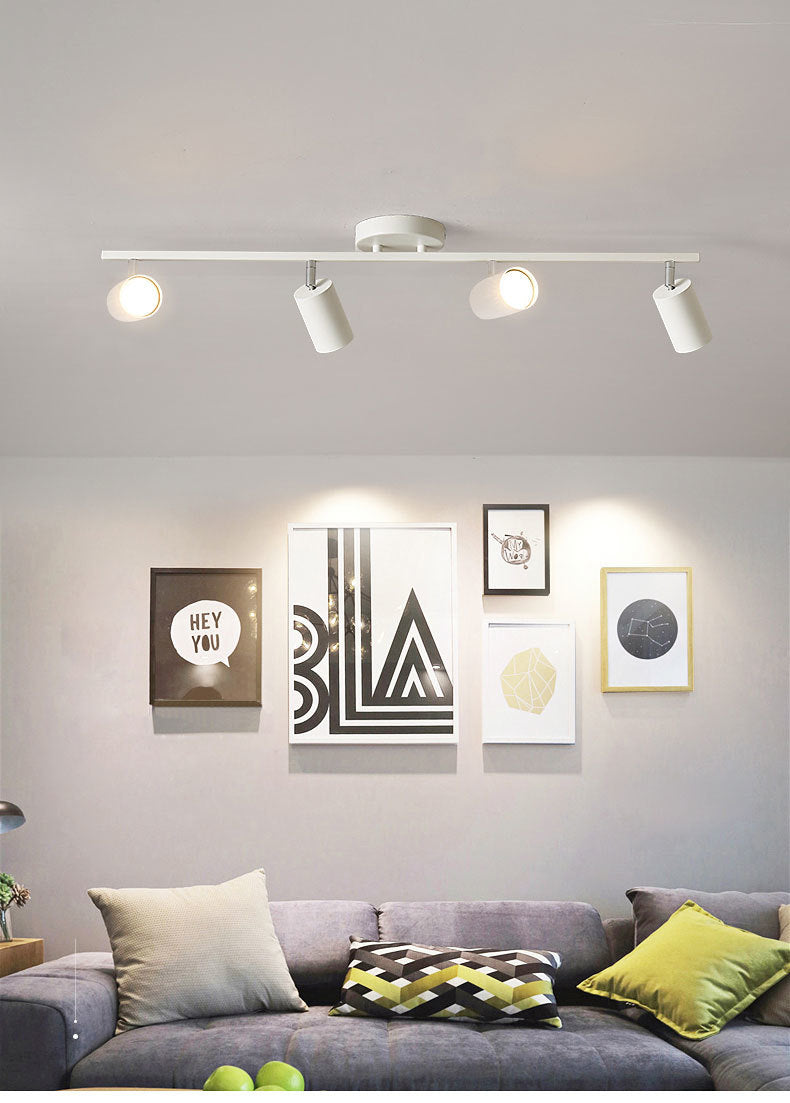 Track light spotlight led ceiling lamp household surface mounted downlight living room background wall cloakroom small spotlight