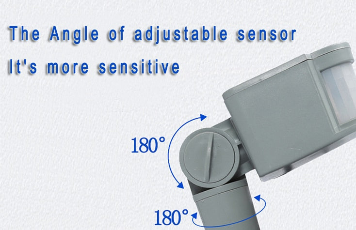 LED flood light 10W 20w 30w 50w 220V 110V PIR Motion sensor Induction Sense lampled downlights outdoor light