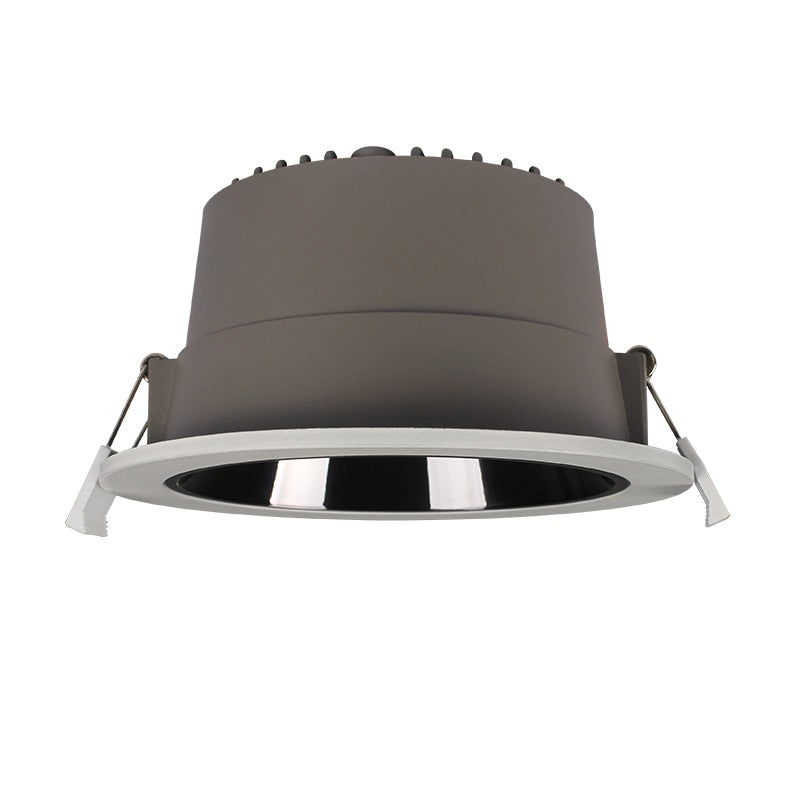 Aisilan LED Downlight White/Black Round Recessed Lamp Super bright 9W Indoor Spot lighting for Bedroom Kitchen