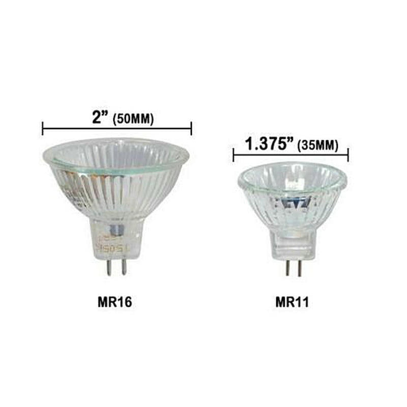 Halogen Bulb 1pcs MR11 20/35/50W 12V Spot Lamp Light Bulbs Replace Spotlight Reflector Lamp Glass Downlight Fitting Wall Lamp