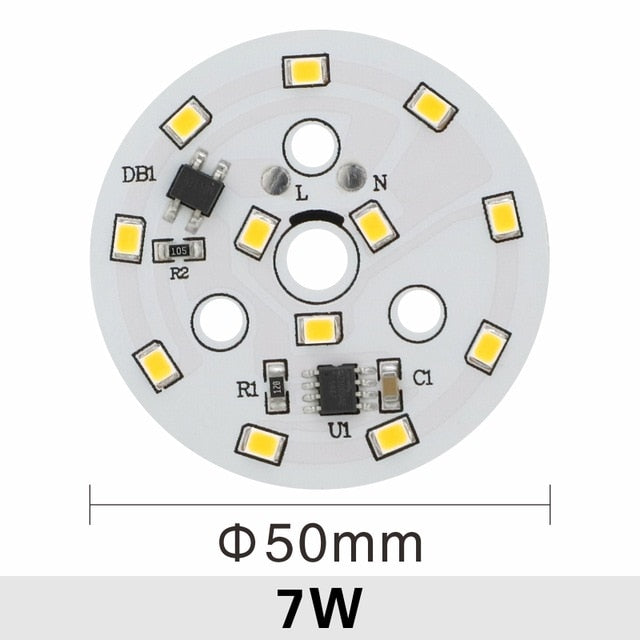 LED Chip for Downlight 3W 5W 7W 9W 12W 15W 18W SMD 2835 Round Light Beads AC 220V-240V Led Downlight Chip Lighting Spotlight