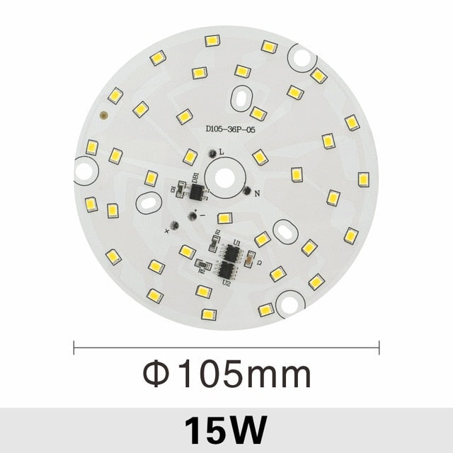 LED Chip for Downlight 3W 5W 7W 9W 12W 15W 18W SMD 2835 Round Light Beads AC 220V-240V Led Downlight Chip Lighting Spotlight