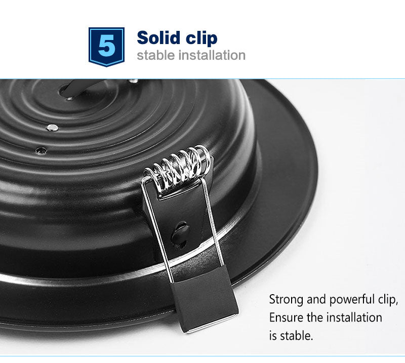 LED Downlight 220V 230V Waterproof Ceiling Lamp 3w 5w 7w 9w 12w 15w 18W Aluminum Recessed Downlights Round Led Panel Light Indoor