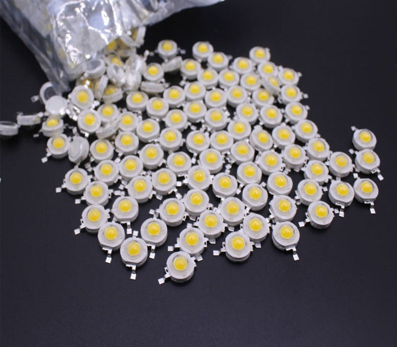 LED COB 10-1000Pcs Lamp Chip 1W 3W 3.2-3.6V Input 100-220LM Mini LED Bulb Diode SMD For DIY LED Floodlight Spotlight Downlight