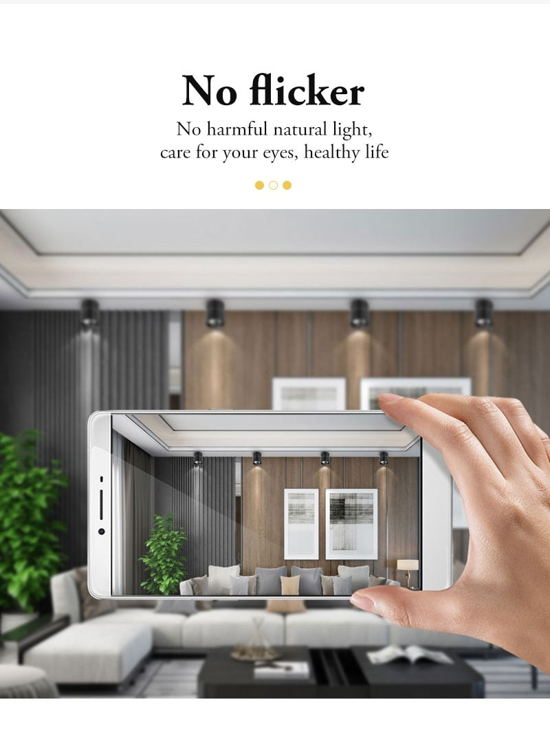 Led Spot Light 220V Spotlight Lamp COB Ceiling Spots Focus Led Downlights Foldable Fixture Down Lights Indoor Lighting For Home