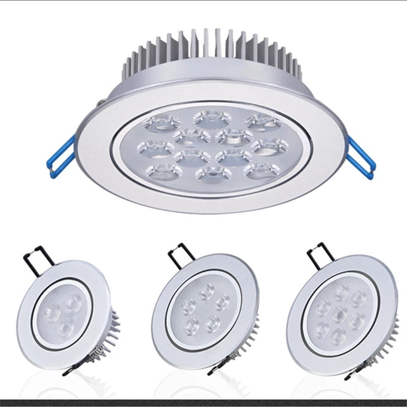 Round LED Dimmable Downlights 3W 6W 10W 14W 18W LED Ceiling lamp recessed COB LED Ceiling Spot lights ac85-265V Indoor Lighting