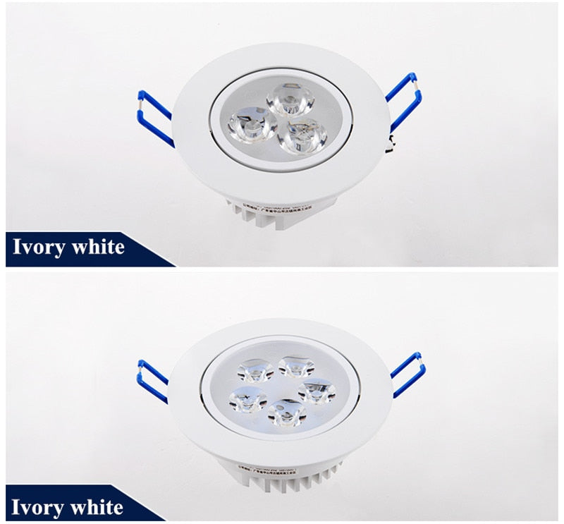 Round LED Dimmable Downlights 3W 6W 10W 14W 18W LED Ceiling lamp recessed COB LED Ceiling Spot lights ac85-265V Indoor Lighting