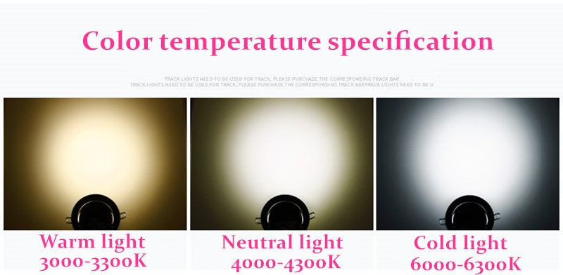 Round LED Dimmable Downlights 3W 6W 10W 14W 18W LED Ceiling lamp recessed COB LED Ceiling Spot lights ac85-265V Indoor Lighting