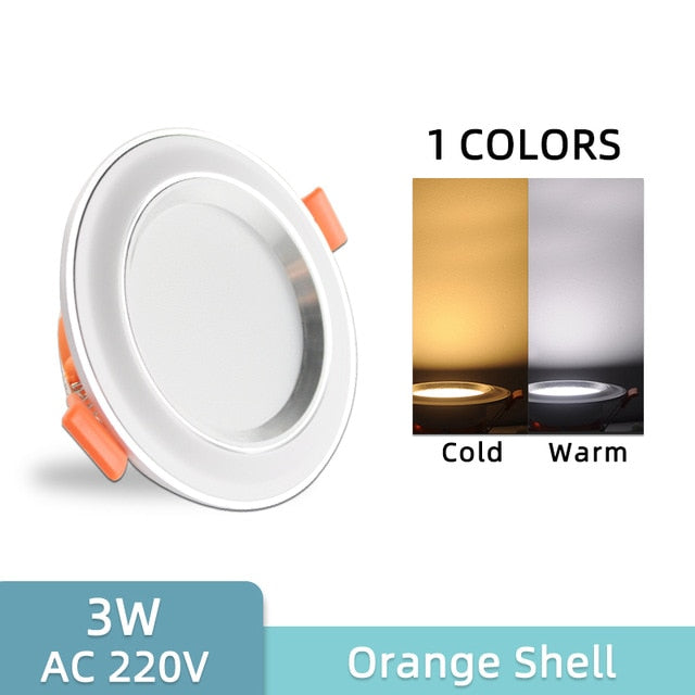 LED 3W 5W 9W 12W 15W 18W Downlight Spot led downlight AC 220V gold Silver White Ultra Thin Aluminum Round Recessed LED Spot Lighting