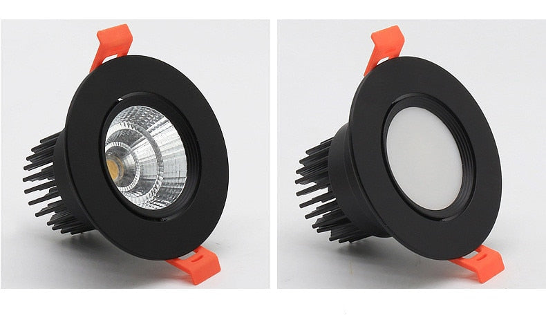 Led Spotlight Ceiling Lamp Recessed LED COB Downlight Dimmable 220V 110V Warm / Pure/Cold White Round Led Spot Light