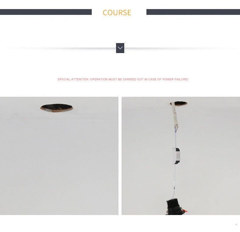 Led Spotlight Ceiling Lamp Recessed LED COB Downlight Dimmable 220V 110V Warm / Pure/Cold White Round Led Spot Light