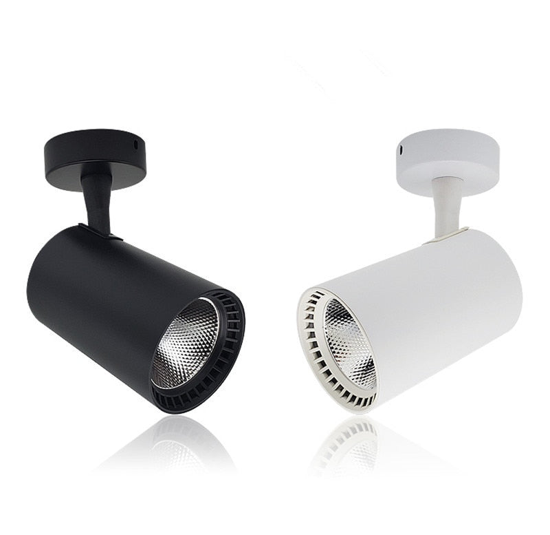 Surface Mounted Spotlight LED Ceiling Spot Light Downlight COB Light Source 10W 15W 20W 30W Ceiling Lamp Clothes Store Lighting