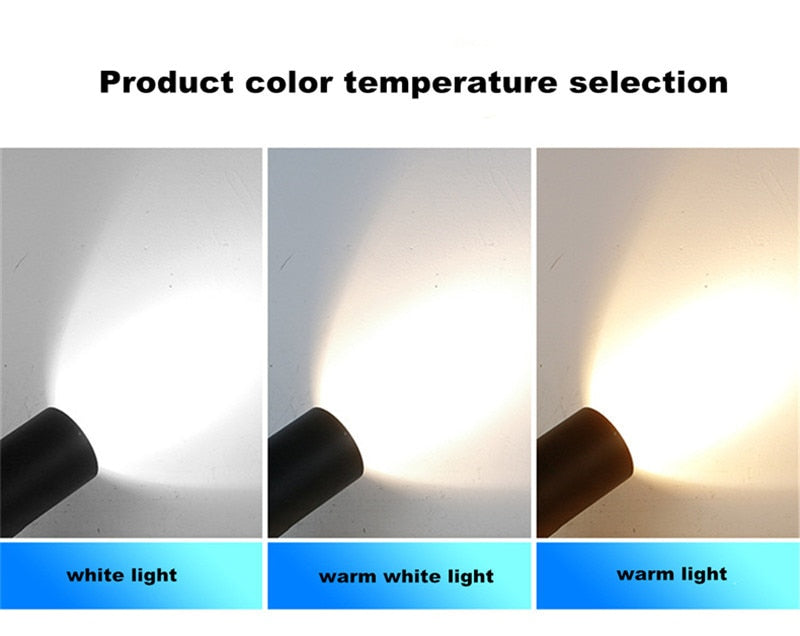 Surface Mounted Spotlight LED Ceiling Spot Light Downlight COB Light Source 10W 15W 20W 30W Ceiling Lamp Clothes Store Lighting