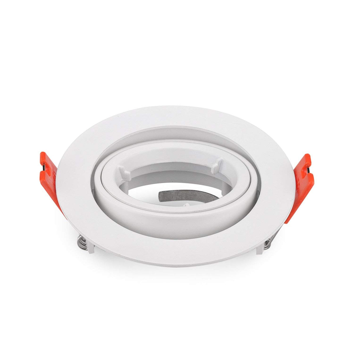 Pack of 2 MR16 Recessed Downlighs Adjustable White Round Lamp Fixtures GU10 MR16 Spotlight Fitting Adjustable