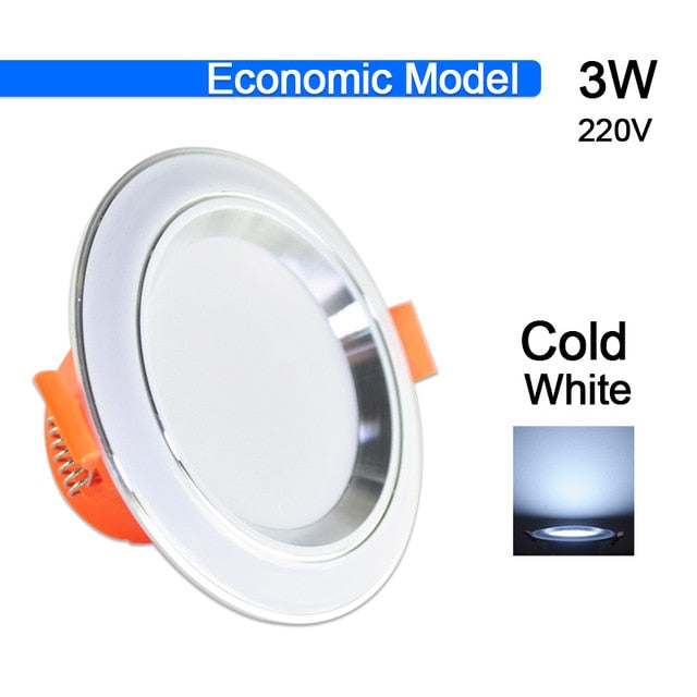 LED downlight 3W 5W 9W 12W 15W 18W downlight AC 220V 240V Ultra Thin gold Silver Aluminum Round Recessed LED Spot Lighting