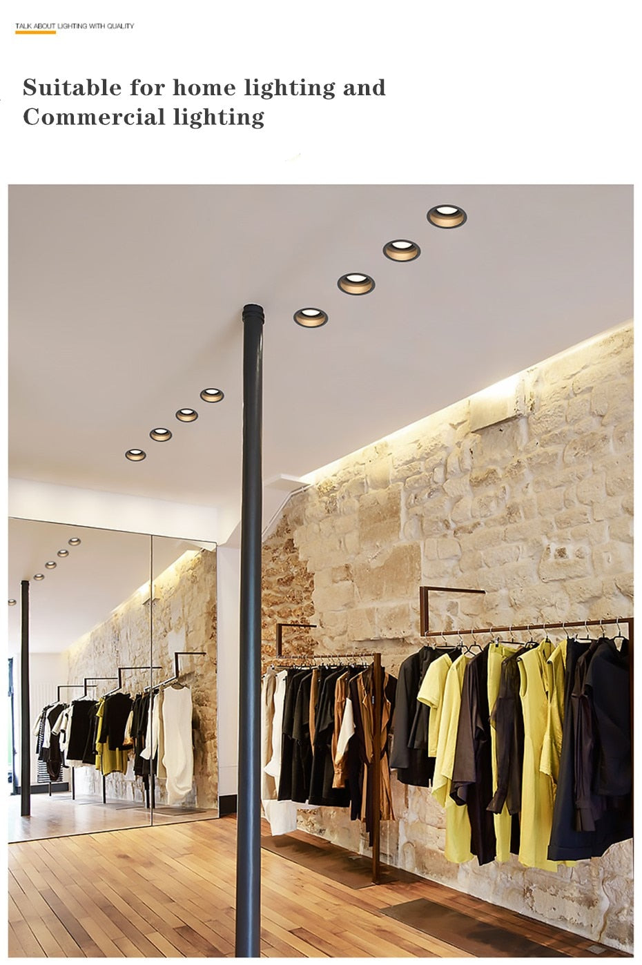 Anti-Glare LED Downlight 20W 12W 7W Led Spot Lights 220V 110V Led Bulb Recessed Downlight led Bedroom Indoor LED Spot Lighting