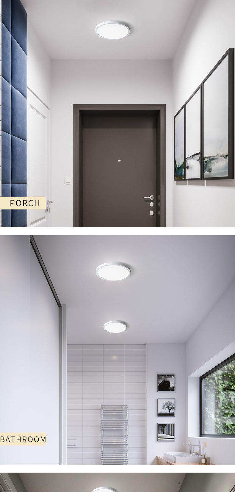 LED Downlight 6W 9W 13W 18W 24W Modern Surface Mount Downlight AC85-265V For Kitchen Bedroom Aisle Bathroom Lamps