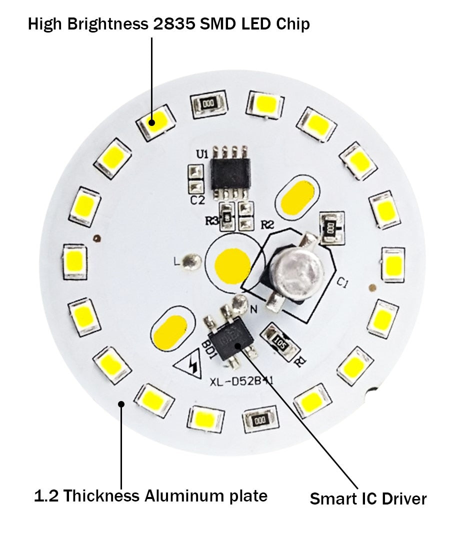 LED Downlight 3W 5W 7W 9W 12W Recessed LED Lamp Warm White Cold White Led Bulb Bedroom Kitchen Indoor LED Spot Light AC220V 230V