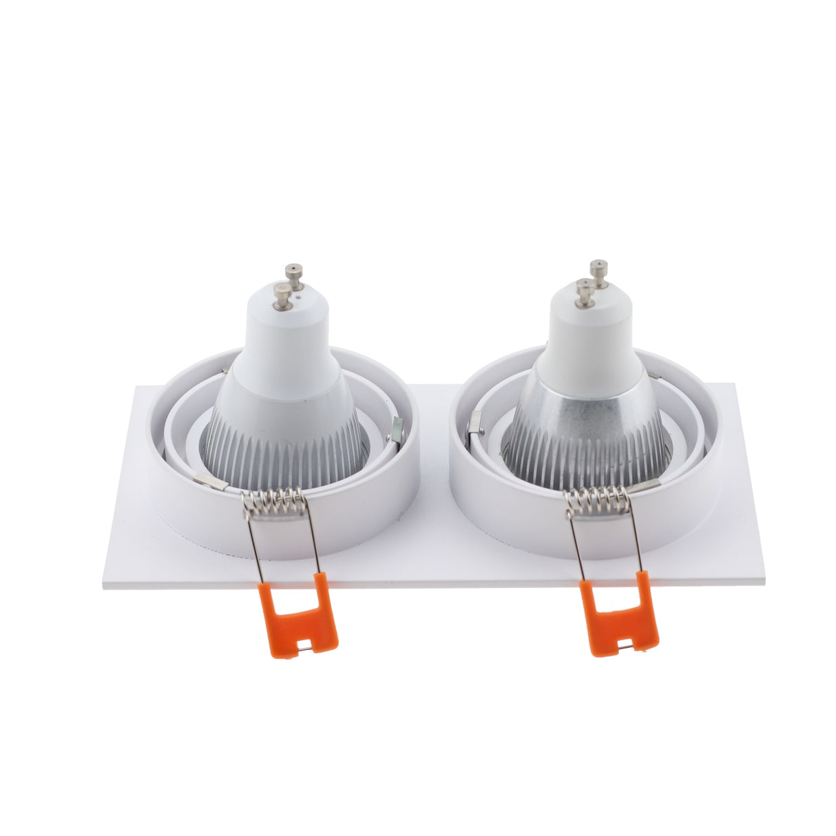 Hot Sale Square 2020 Aluminum LED Downlight Light Holder GU10 Fitting Fixture Frame Spot Light Bracket For MR16