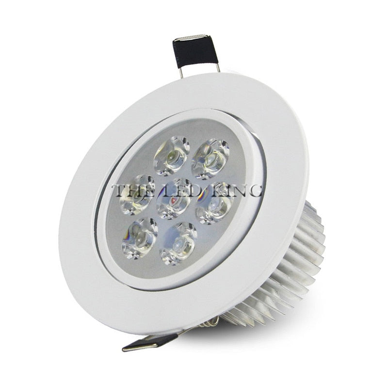 Super Bright Round 3W-15W LED Downlights Recessed COB LED Ceiling Spot lights AC220V Warm /Cold White LED Lamp Indoor Lighting