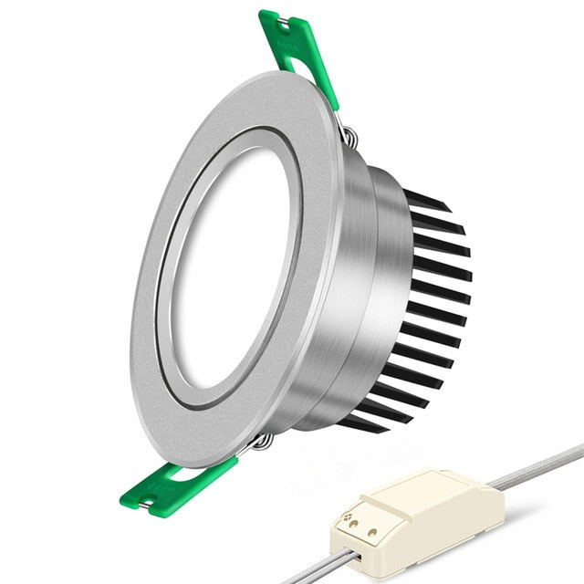 New Model Frosted Lens LED Recessed Downlight High Bright Epicstar COB LED Ceiling Spot Light 5W 7W 10W 12W with Transformer