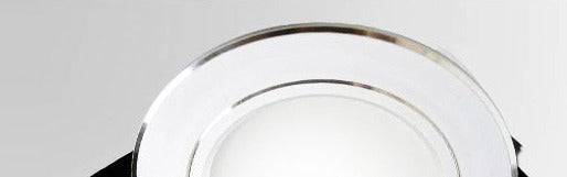4Pcs Bright LED Downlight 5w 9w 15w Silver Border Round Ceiling Recessed Spot Light 110V 220V 230v Down Light Cold Warm White