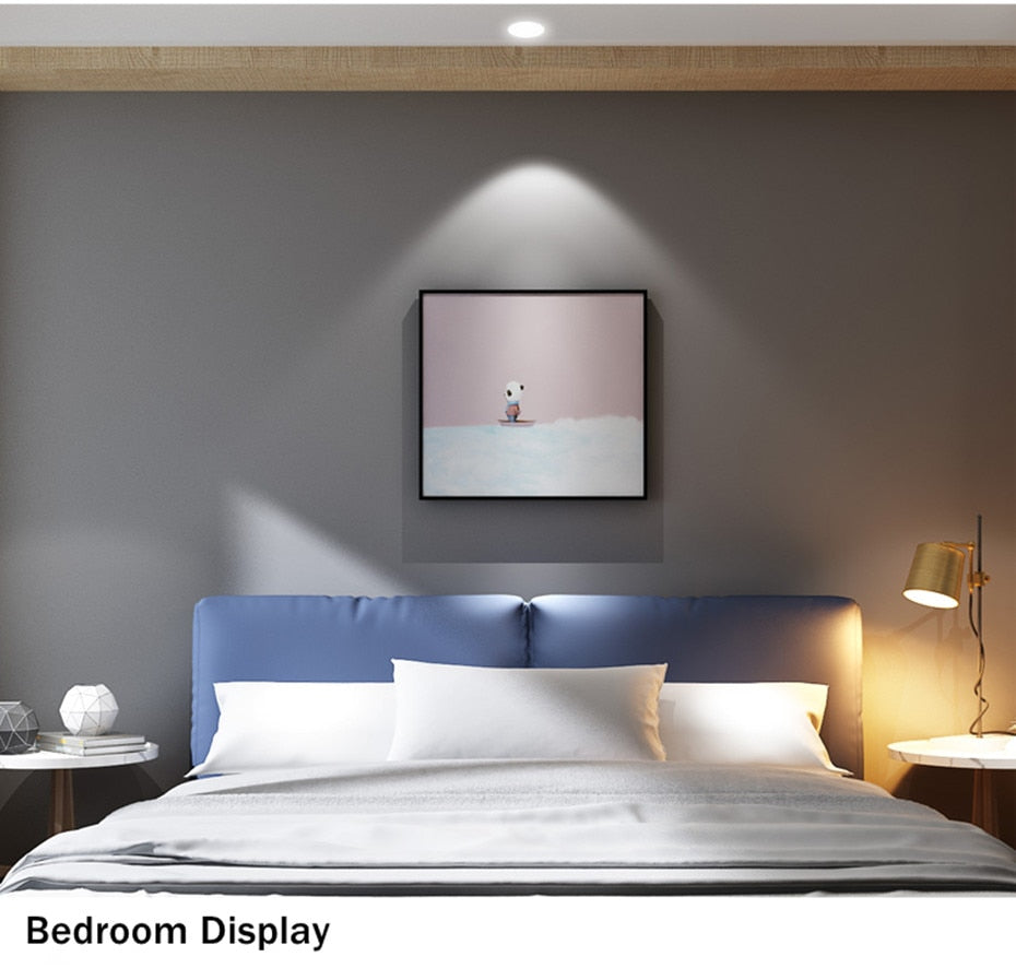 Dimmable Led Downlight Light Angle Adjustable COB Ceiling Spot Light 3W 5W 7W 9W 12W 15W AC85-265V Ceiling Recessed Lights