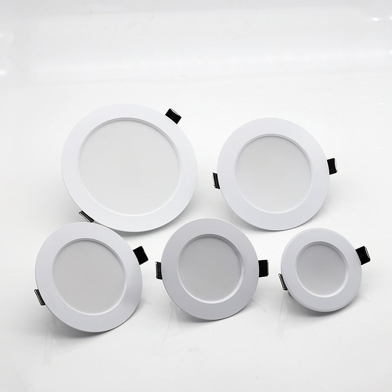 LED Downlight AC 220V-240V Waterproof Spot Light 18W 15W 12W 9W 7W Round Recessed Ceiling downlight led Lamp Ceiling lamp