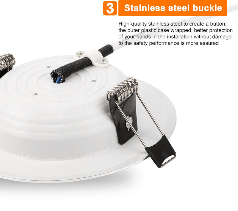 10Pcs LED Downlight 3W 5W 7W 9W 12W 15W Recessed Round LED Light Lamp 220V 240V Indoor Lighting Warm White Cold White