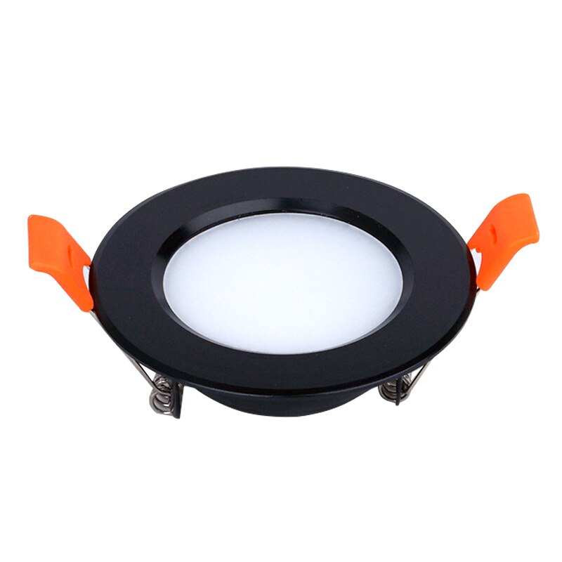 LED Black Downlight rgb 5w 7w 9w 12w 15w Recessed Lamp 220v LED Panel Light Bulb Bedroom Kitchen Bathroom Waterproof Lighting
