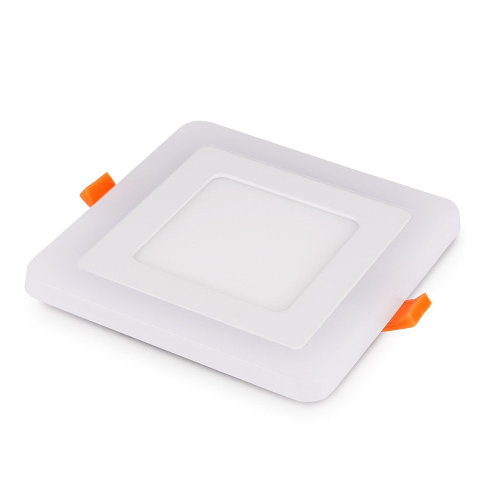 SEACAT New arrived 6W 9W 16W 24W Square RGB LED Panel Light With Remote Control Downlight Led ceiling down AC85-265V + Driver