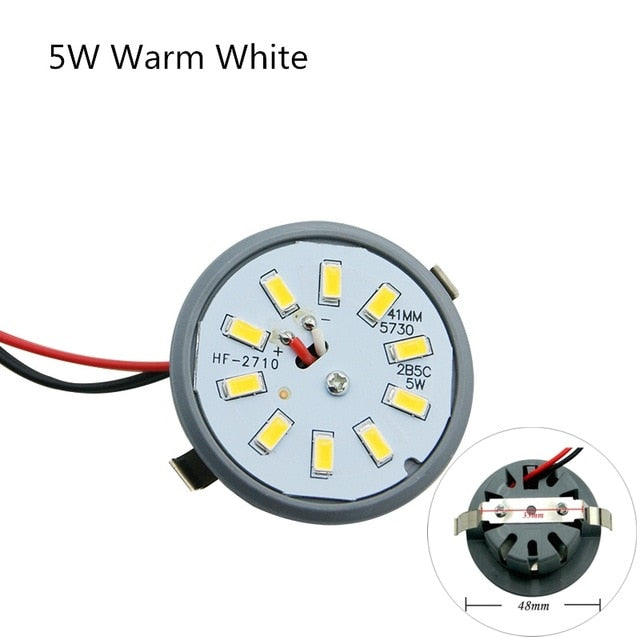 220V 110V LED Downlight Lamp Integrated Light Cup 3W 5W 6W LED Ampoule Spot Light Round Ceiling Recessed Umbrella LED Corn Bulb